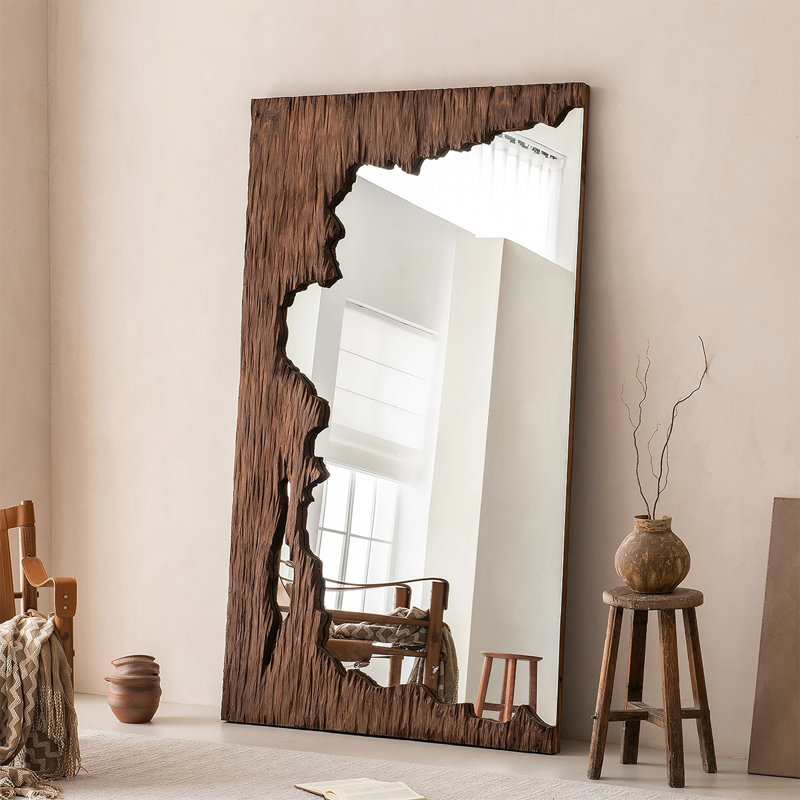 Miroir mural pleine longueur 62,99 po, H 62,99 po x l 35,43 po x P 2,56 po