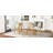 5-Piece Counter Height Dining Table With 4 Chairs