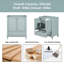 Base de meuble-lavabo simple 29,5 po seulement en vert