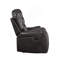 Causeuse inclinable en cuir synthétique Braylon Magnetite avec porte-gobelet
