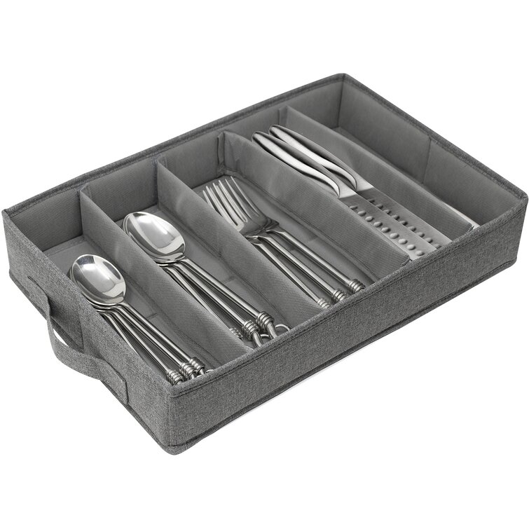 Sorbus Silverware Holder with Caddy for Spoons