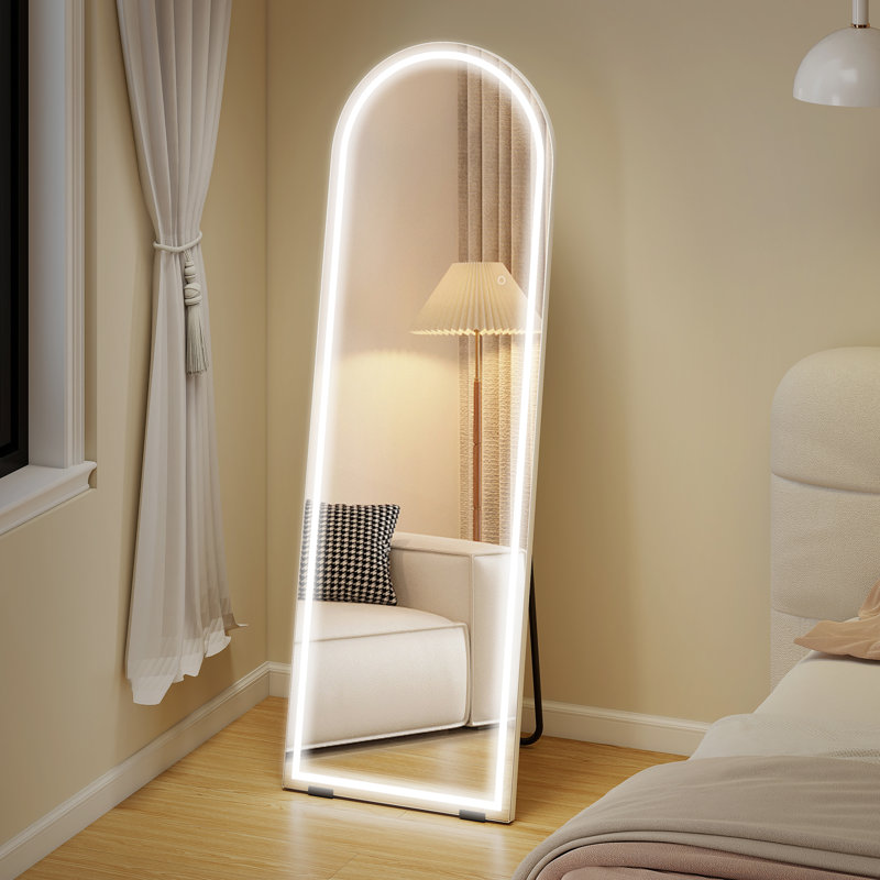 Miroir pleine grandeur avec lumières réglables