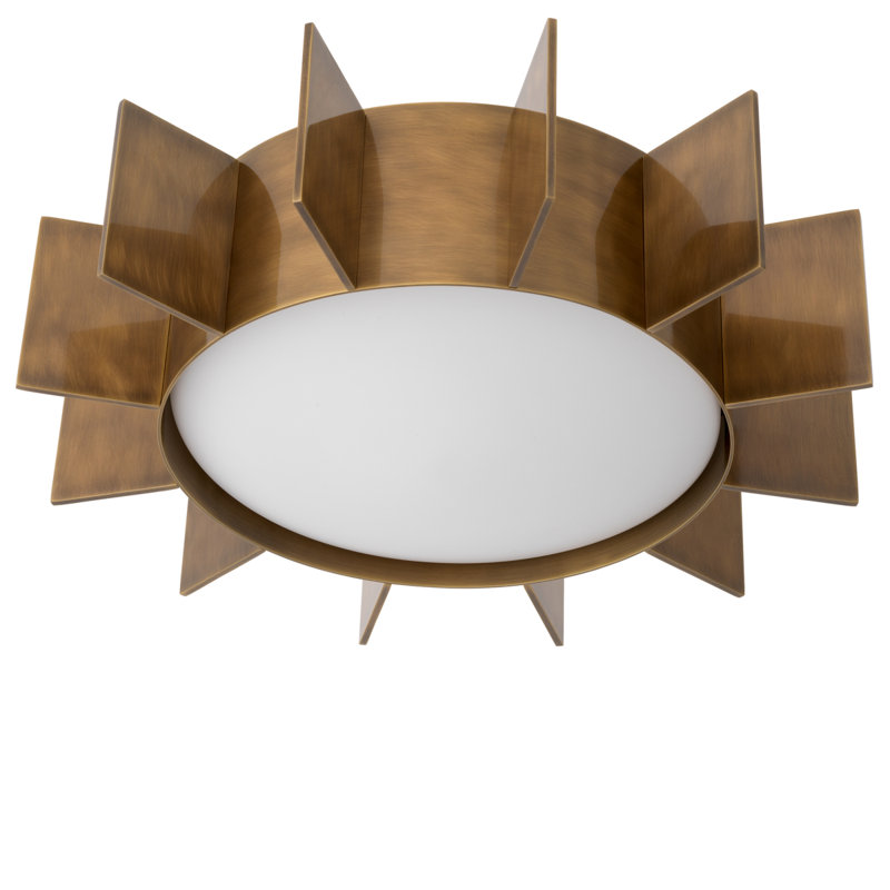 Ceiling Lamp Mario Vintage Brass Finish