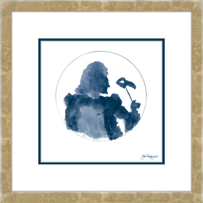 Venetian Portrait Round 4 Print by Joe Ruggiero