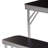 Redcliffs Foldable Camping Table Set With 2 Benches Black
