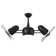 41" Schramm 6 - Blade LED Dual Ceiling Fan with Remote Control and Light Kit Included
