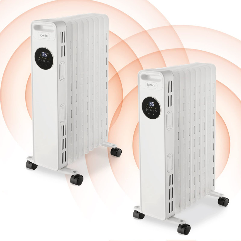 Igenix 2000W Digital Oil filled Radiator, White