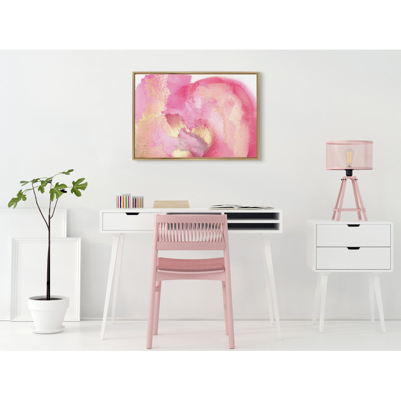 Karr " MP Pink Golden Hour " by Mentoring Positives, 23" H x 33" W