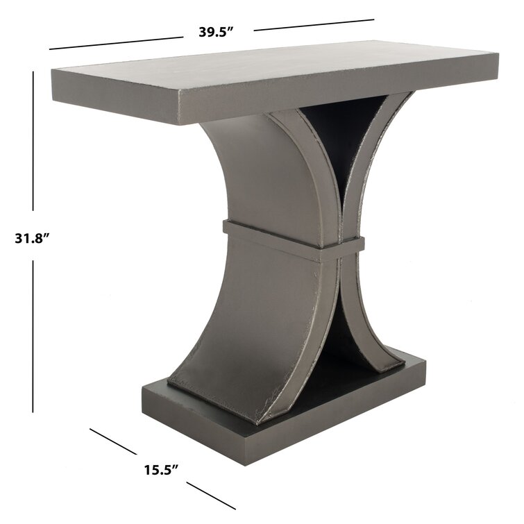 LACK console table, white stained oak, 140x39 cm (551/8x153/8