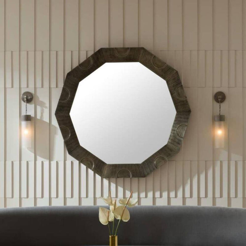 Jayce 1 - Light Wallchiere, Vintage Silver