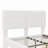 White  Boucle Floating Bed With Light,Queen-1216319401