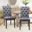 Artemisia Tufted Upholstered Wooden Dining Chairs-1149300381