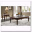 Table basse espresso avec pieds tournés