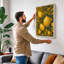Lemon Grove Study Botanical 1 Piece Wrapped Canvas Wall Art-1582930575-1582930577