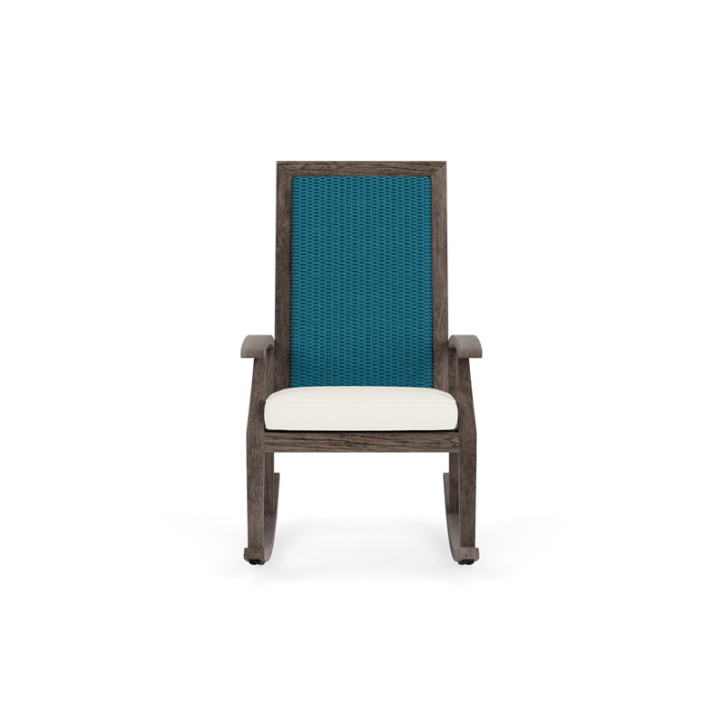 Frontier Outdoor Rocker Chair, Peacock, Cast Sage