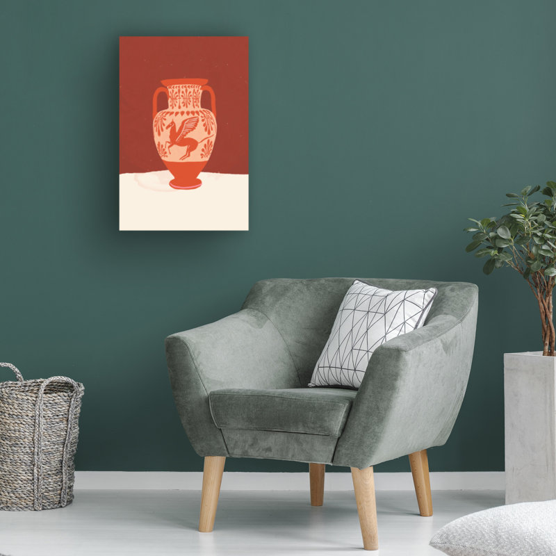 Œuvre sur toile «boli gigi rosado pégase», H 22 po x l 32 po