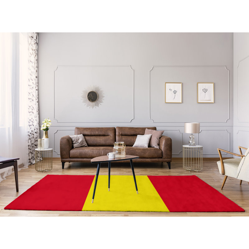 Tapis rouge à rayures de hockey national, Rectangle 9 pi x 12 pi
