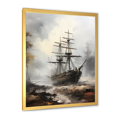 Bateau fantôme pirate 3 - Art mural pirate