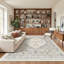 Machine Washable Oriental Floral Non Slip Indoor Area Rug-812906677-812906696