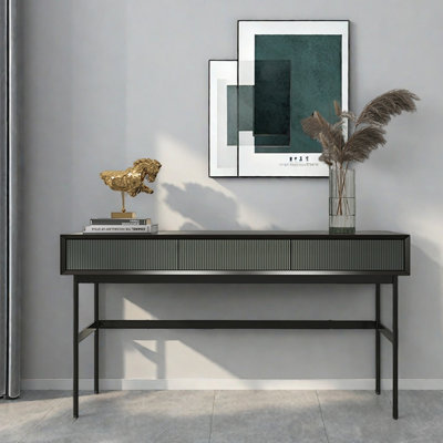 Minimalist Modern Solid Pine Entryway Table