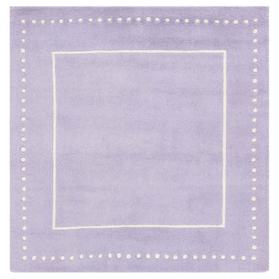 Cruz Hand-Tufted Wool Lavender/Ivory Area Rug