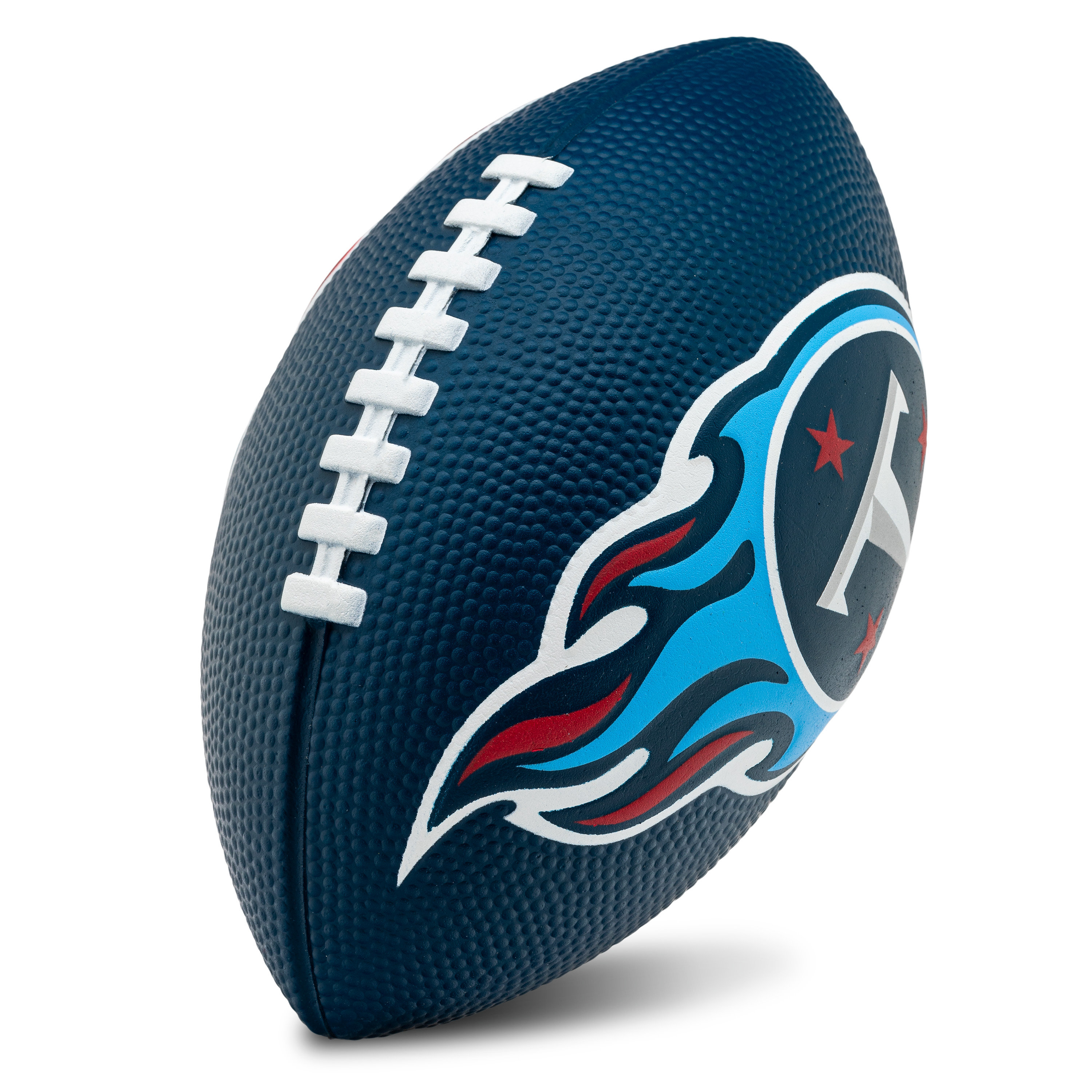 Franklin Sports NFL Tennesse Titans Football - Kids Foam Football - Soft Football - Mini Size - Perfect for Gameday - 8.5' 3D logos!