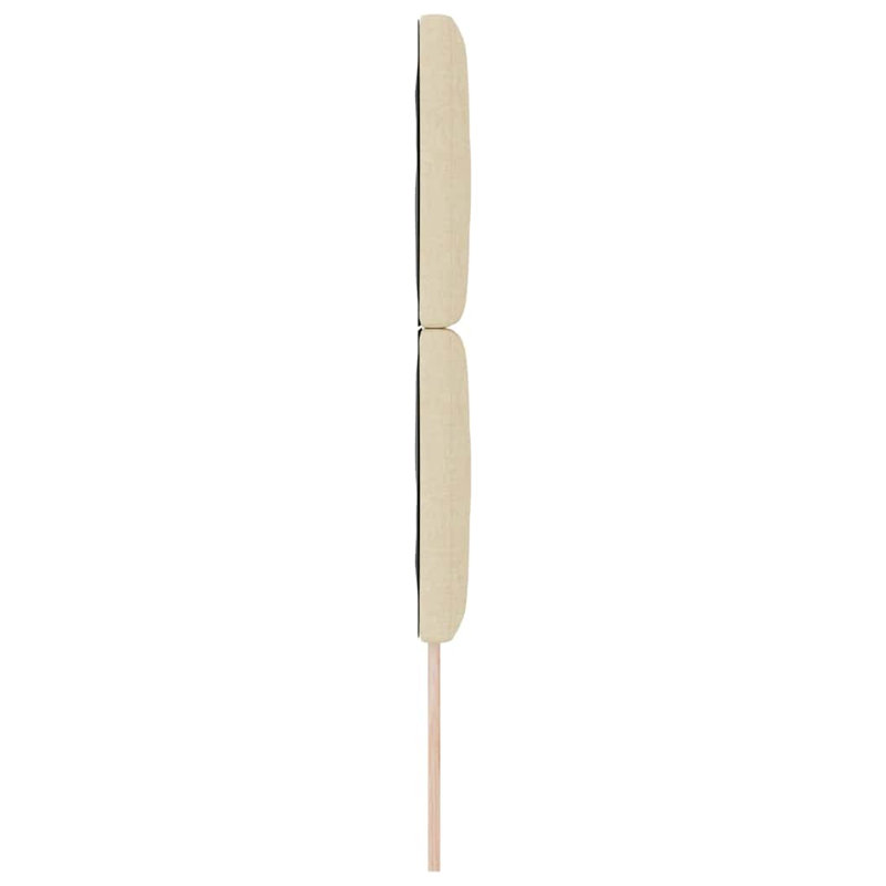 Fabric Headboard Geometric With Headboard Fabric, European Toddler (80 x 160 cm), Cream