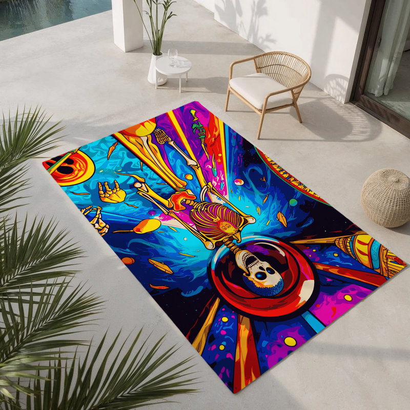Pulse Horizon Indoor And Outdoor Area Rug, Rectangle 9' x 12'