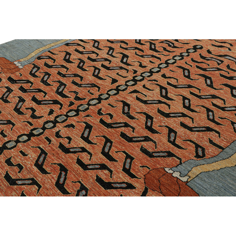Wool Area Rug, Rectangle 9'3" x 12'7"