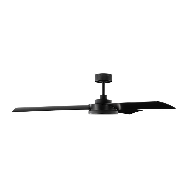 LED Ceiling Fan, Midnight Black