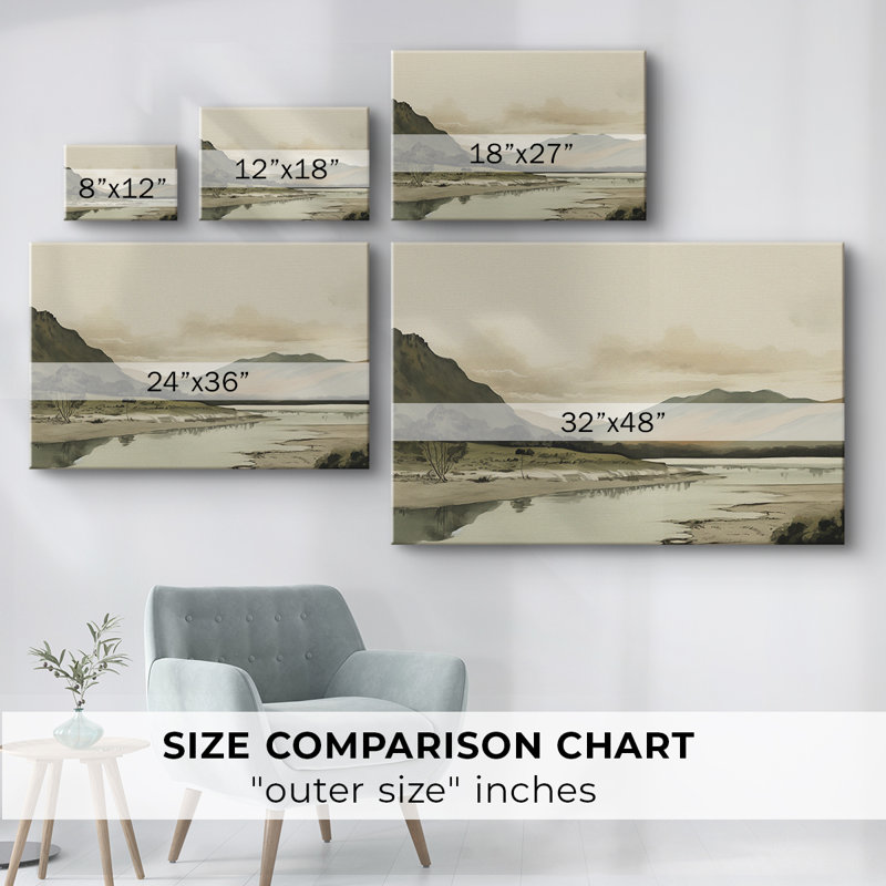 Paysages rétro-Cxxxi -Galerie enveloppée Cavas, 32 x 48