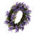Faux Lavender Plastic 16'' Wreath