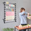 Présentoir mural, organisateur de papier d'emballage mural, présentoir à serviettes en métal 