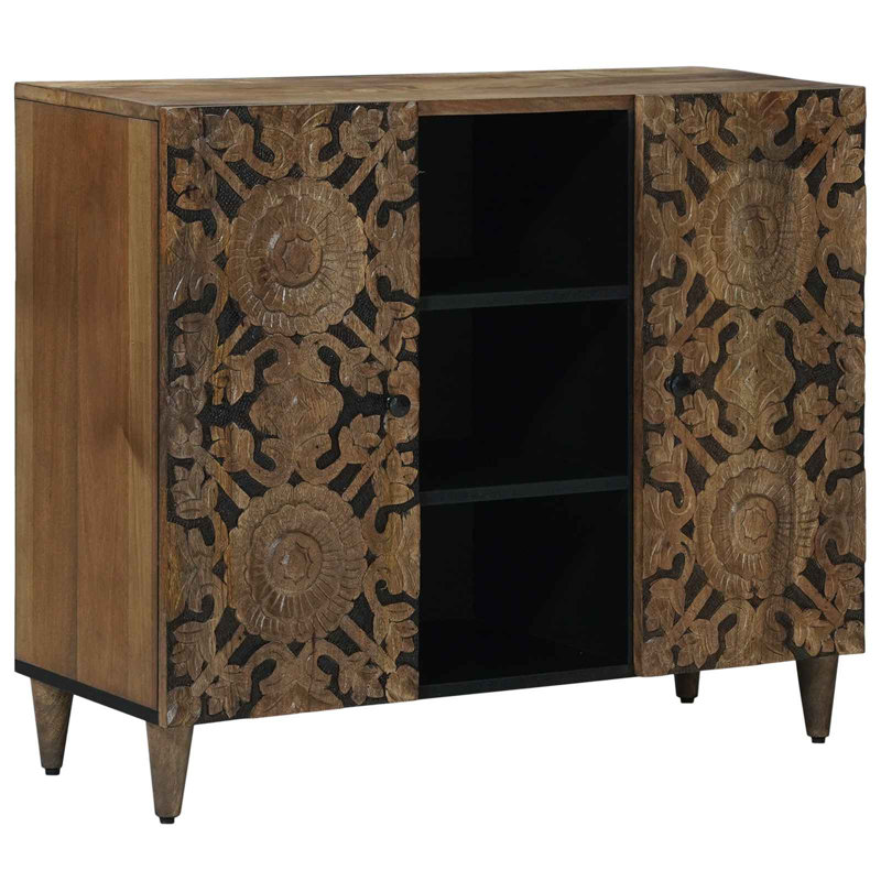 90cm Solid Wood Sideboard