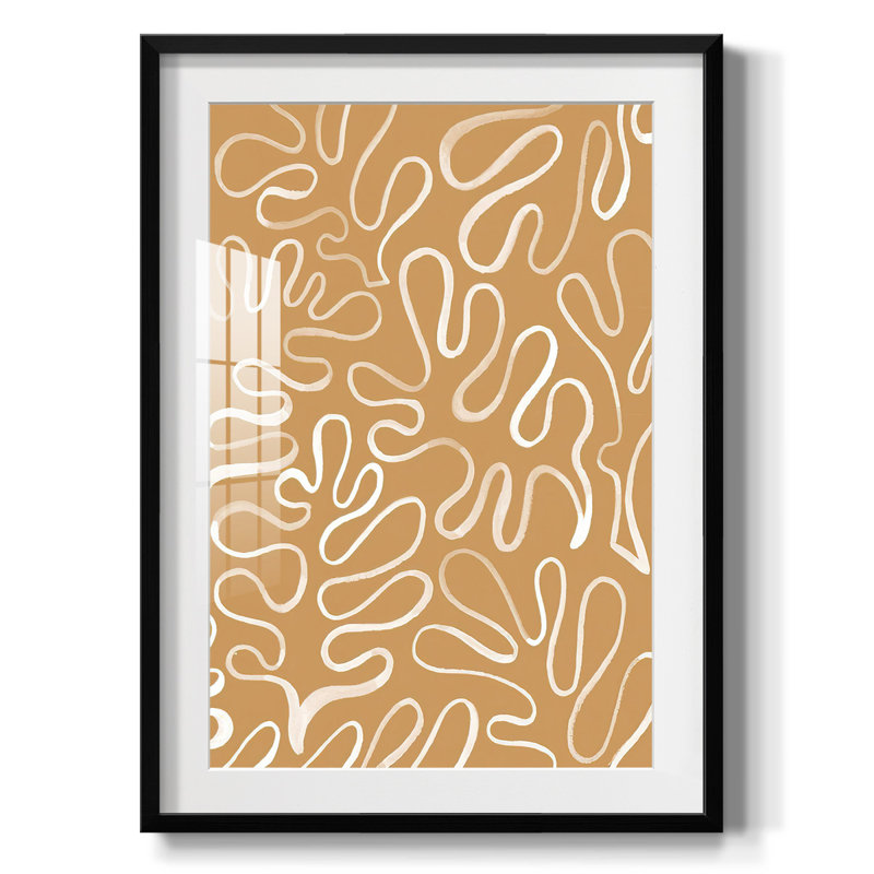 Matisse pièces II - impression encadrée, H 28,5 po x l 20,5 po, Noir