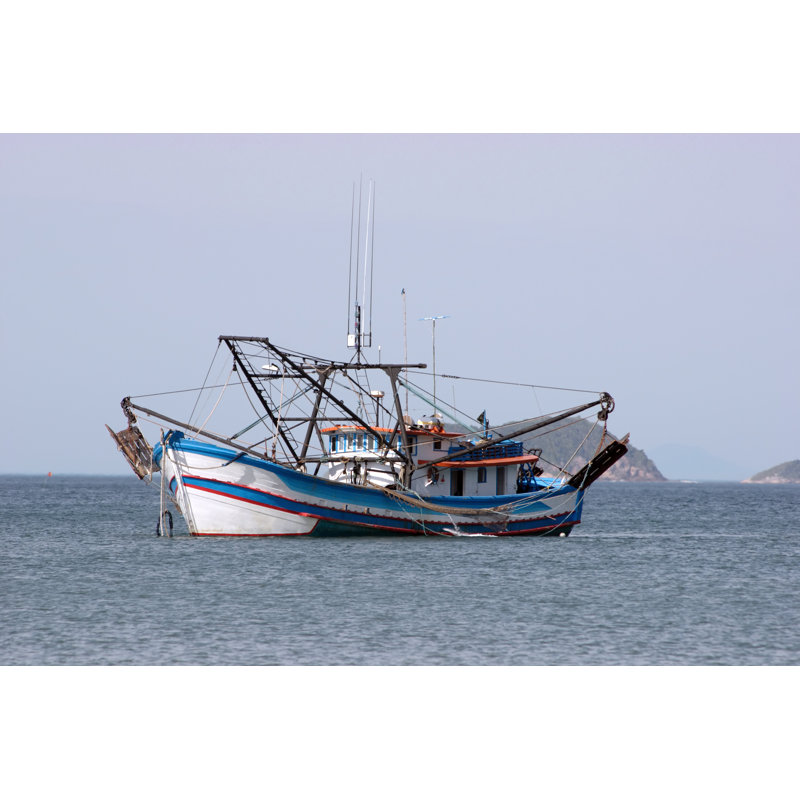 Big Fishing Boat - Wrapped Canvas Print, 30cm H x 46cm W x 3.8cm D