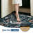 Washable Area Rug, Non-Slip Low Pile Stain Resistance Rug with Peacock and Deer, Animal Carpet for Living Room, Bedroom, Dining Room-49031356-49031357