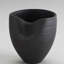 Vase en aluminium noir Minimal