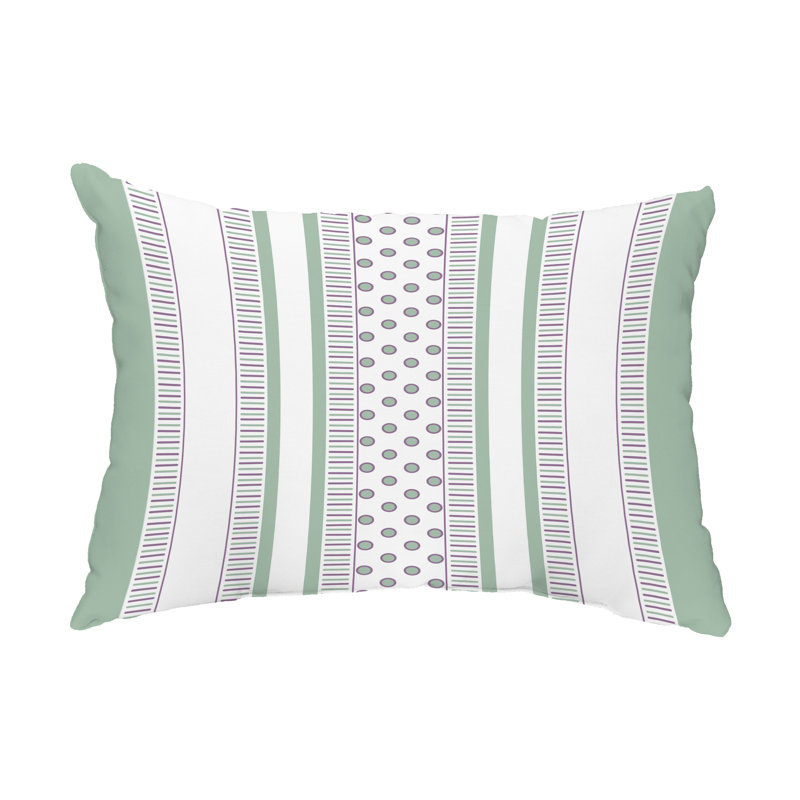  Comb Dot Rectangular Pillow Cover & Insert, Purple