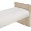 Banc rembourré en tissu crème Hickory-844275104-844275111