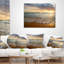 Coussin coucher de soleil en nuage vif-29344382