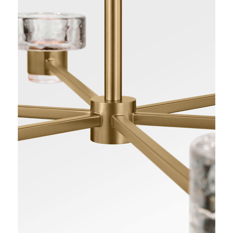 Holsted 1 - Light Chandelier, Estate Brass