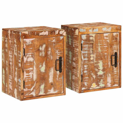 35cm W Solid Wood Bedside Table