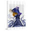 « Octopus Nautical Hat »-impression d’art textuel sur bois-18743547