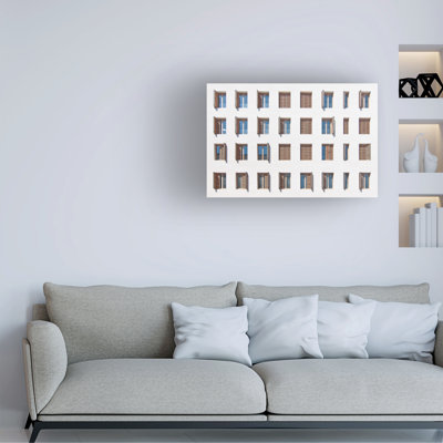 Igor Bakotic Symmetrical Facade Canvas Art