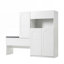 Armoire de rangement pour 18 paires de chaussures avec banc-2005884149