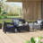 Berard 4 - Person Patio Conversation Set with Cushions-116818667-21903705