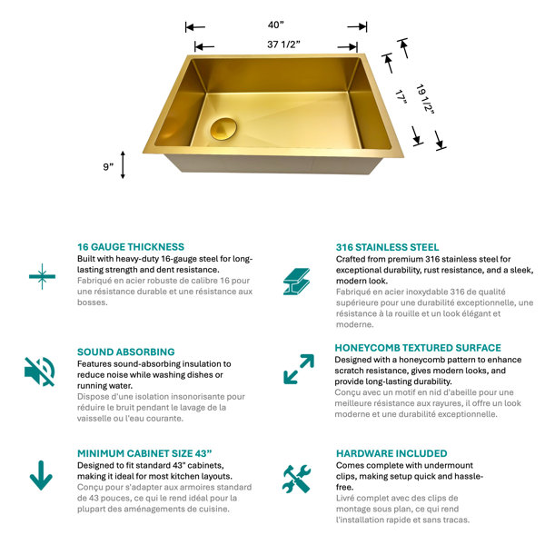 Dimensions du produit