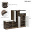 Banc de rangement pour chaussures 2 en 1 et armoires à chaussures-510374759