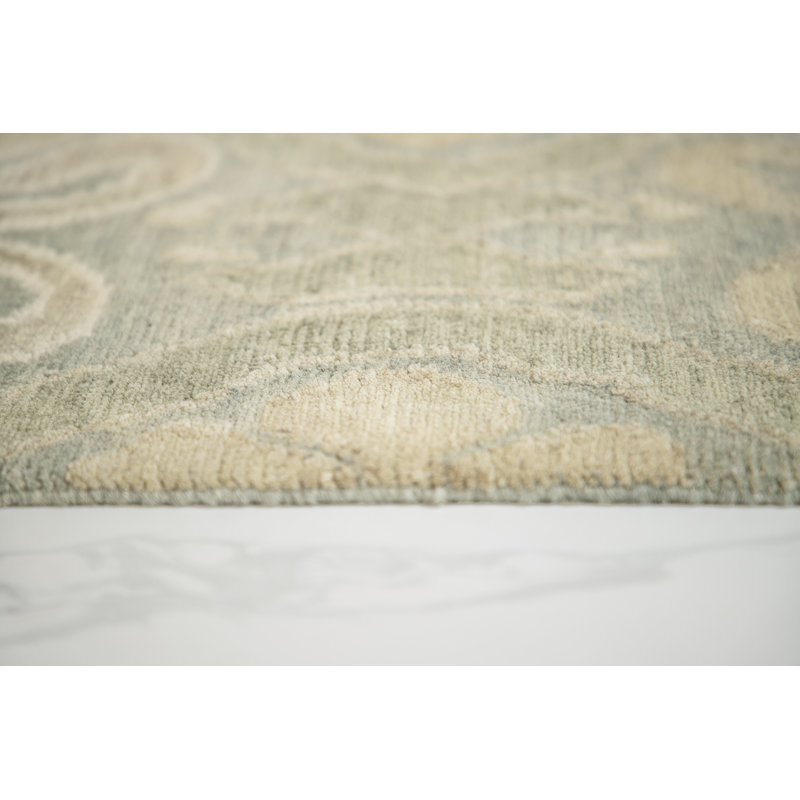 Contemporary Geometric Area Rug in Blue, Rectangle 12' x 15'
